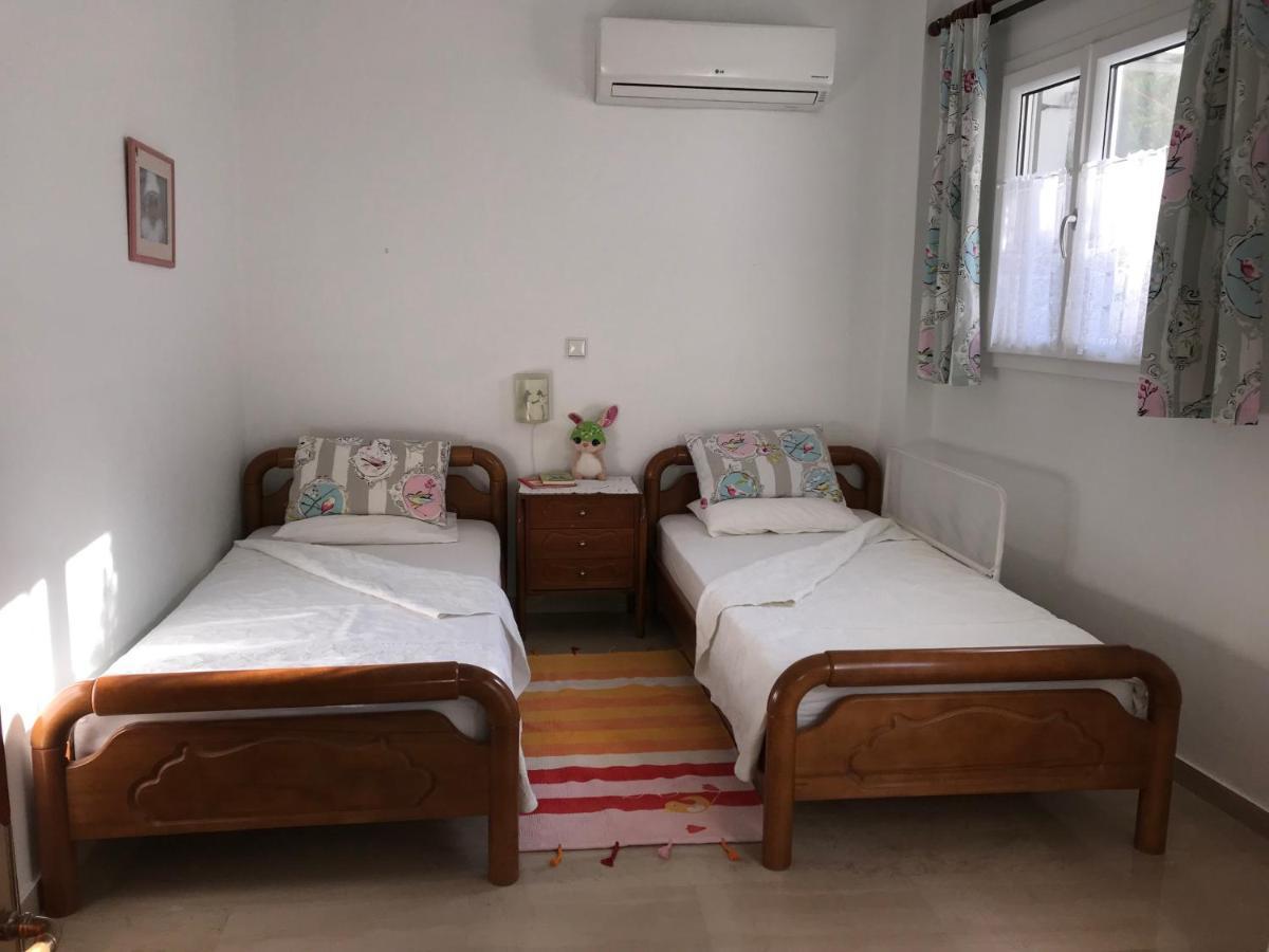 Schönes Familienappartement in Pelekas, Corfu mit Meerblick Exterior foto