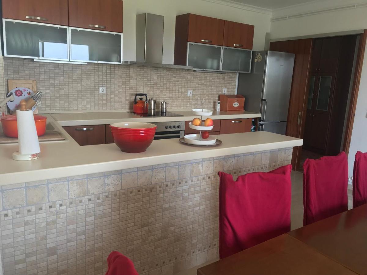 Schönes Familienappartement in Pelekas, Corfu mit Meerblick Exterior foto