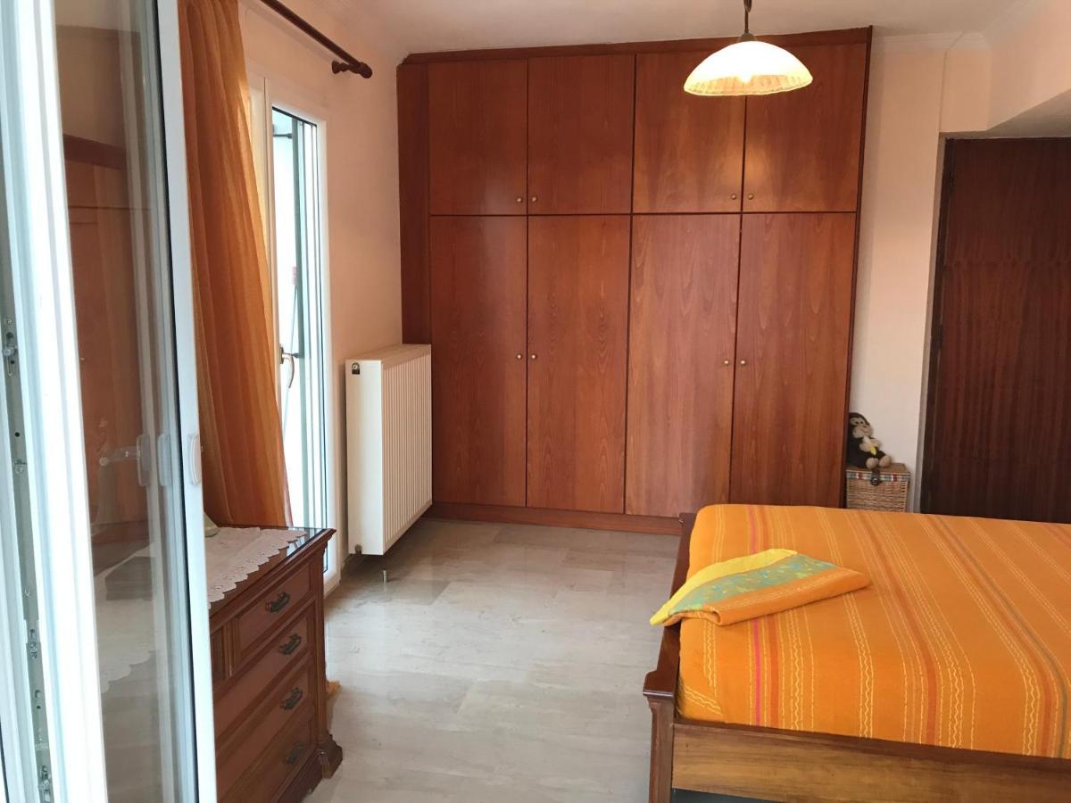 Schönes Familienappartement in Pelekas, Corfu mit Meerblick Exterior foto