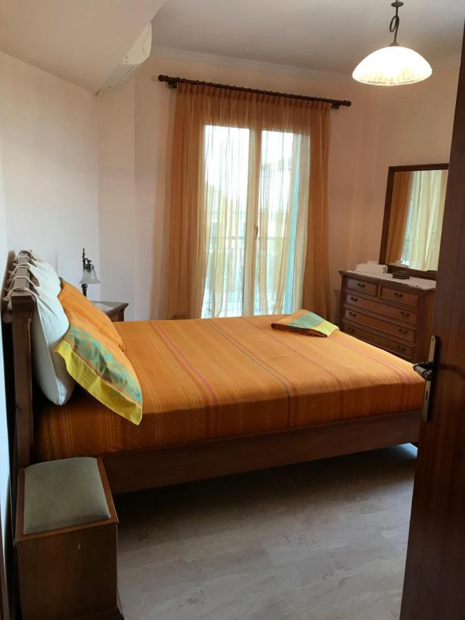 Schönes Familienappartement in Pelekas, Corfu mit Meerblick Exterior foto