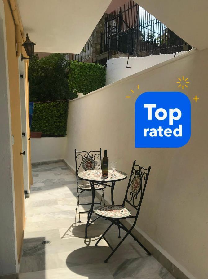 Schönes Familienappartement in Pelekas, Corfu mit Meerblick Exterior foto