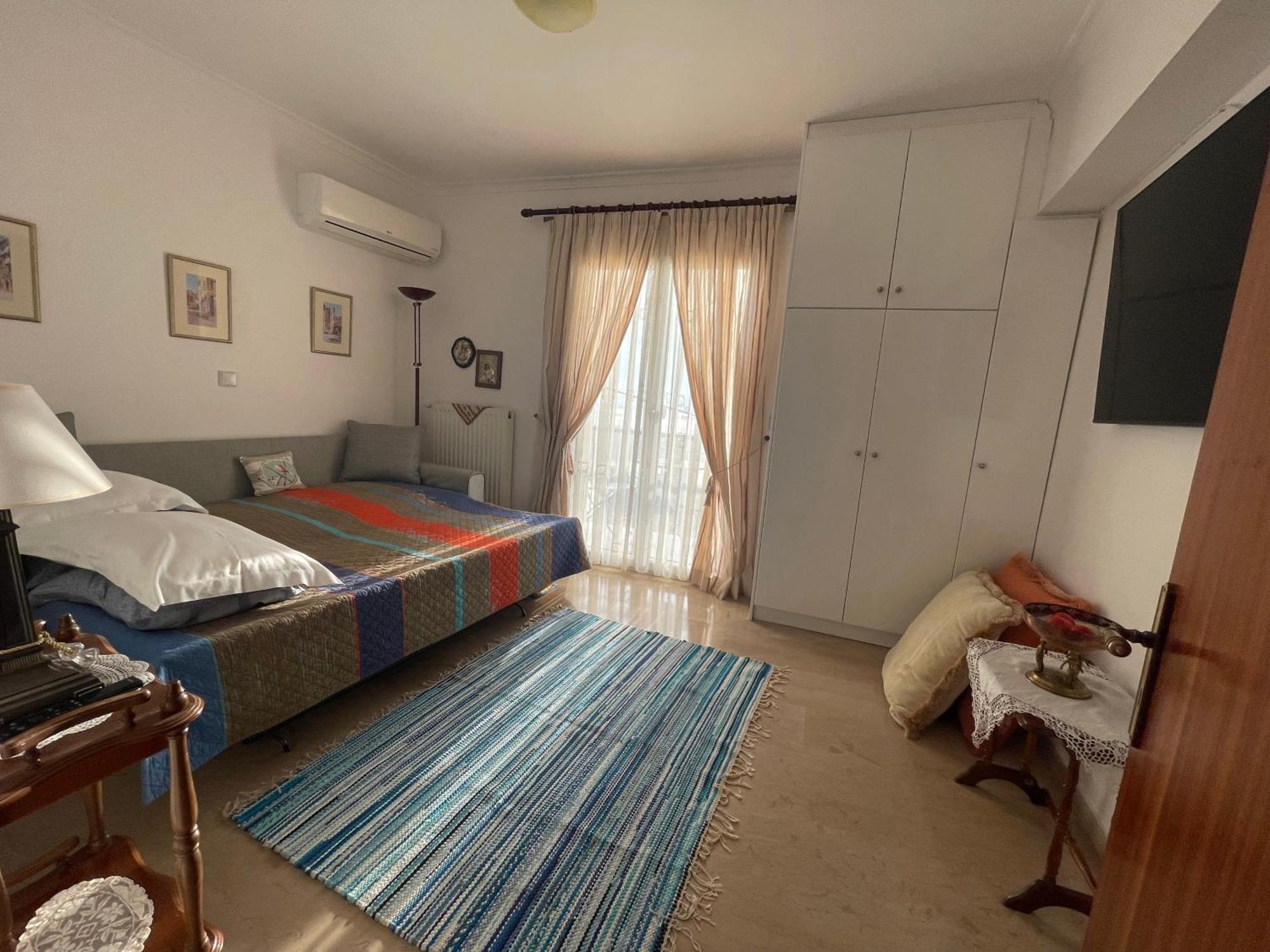 Schönes Familienappartement in Pelekas, Corfu mit Meerblick Exterior foto