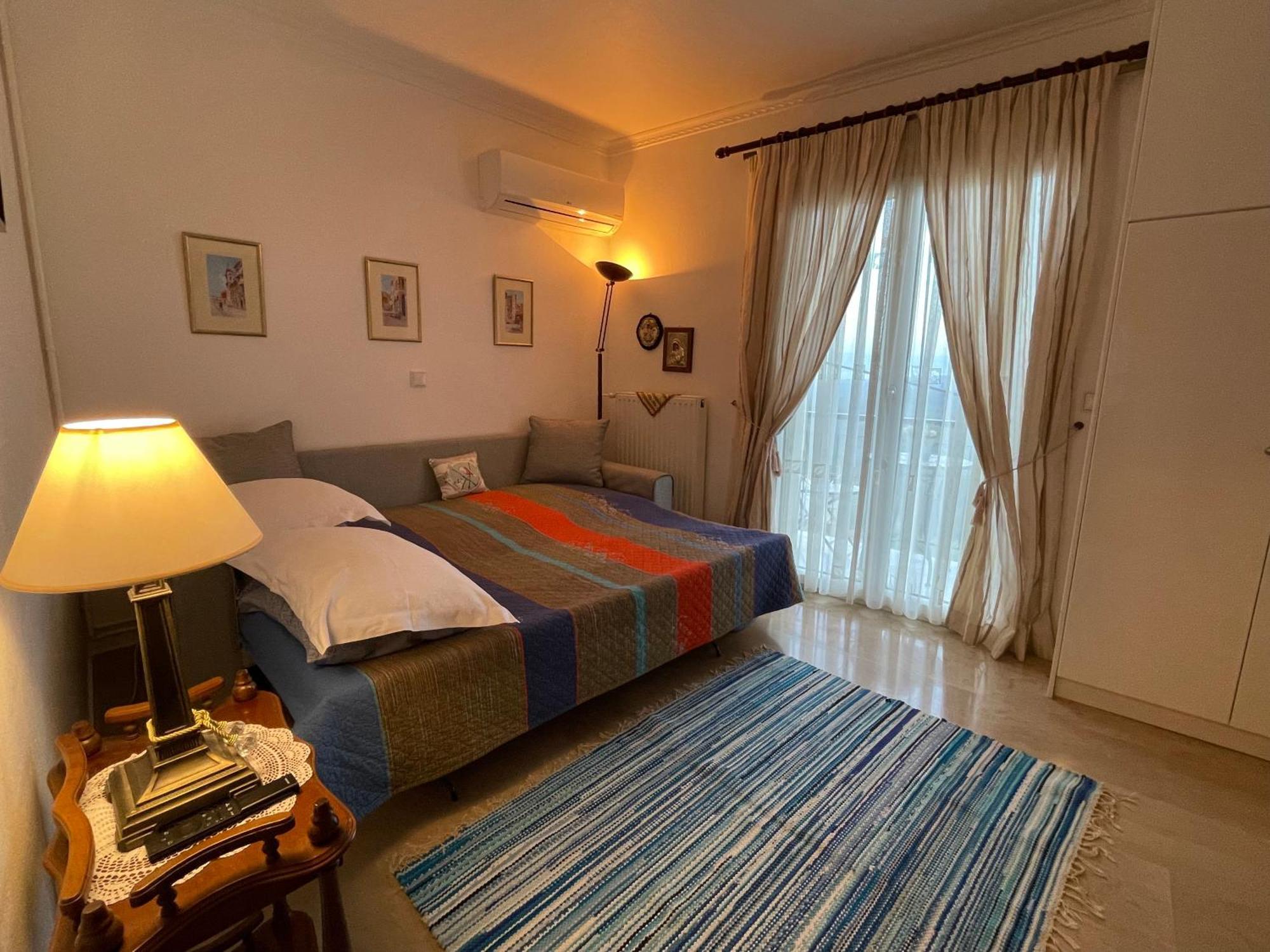Schönes Familienappartement in Pelekas, Corfu mit Meerblick Exterior foto
