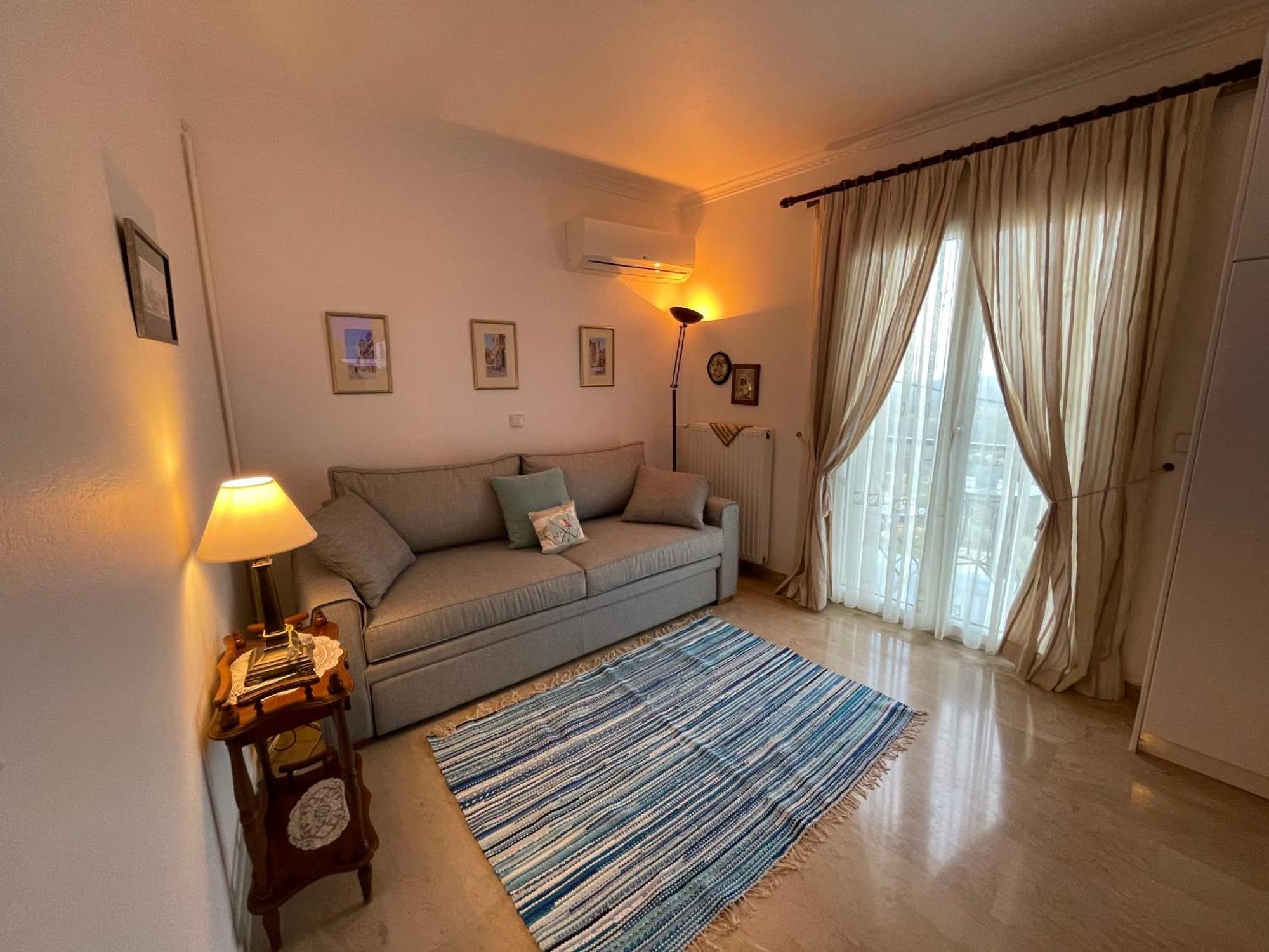 Schönes Familienappartement in Pelekas, Corfu mit Meerblick Exterior foto